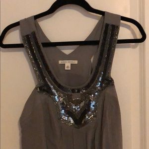 Beautiful Art Deco gray Banana Republic Dress